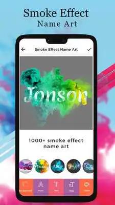 Play Smoke Effect - Stylish Name Art