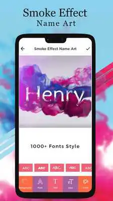 Play Smoke Effect - Stylish Name Art