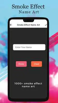 Play Smoke Effect - Stylish Name Art