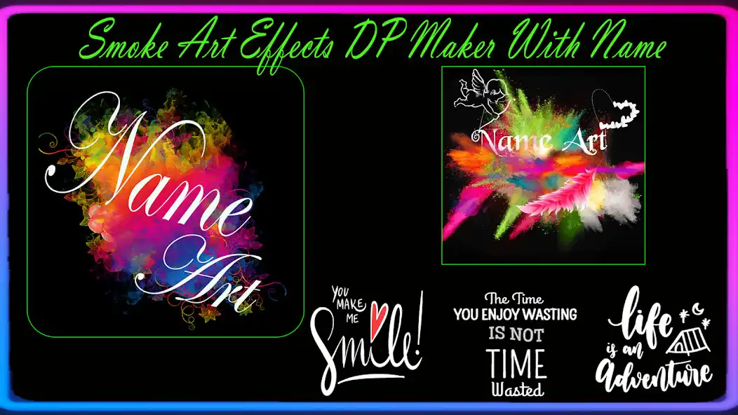 Play Smoke Name Art - 3D  DP Maker  and enjoy Smoke Name Art - 3D  DP Maker with UptoPlay
