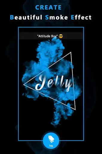 Play Smokey Name Art Effect : Smoke Photo Editor as an online game Smokey Name Art Effect : Smoke Photo Editor with UptoPlay