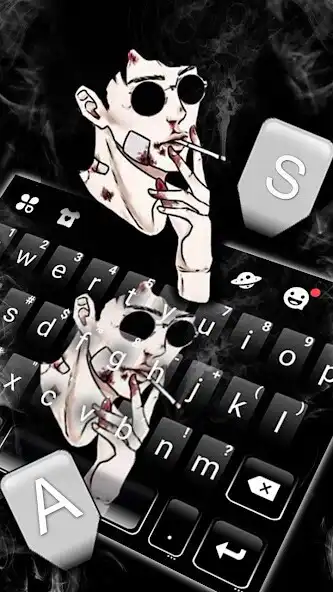 Play Smoking Cool Man Keyboard Theme as an online game Smoking Cool Man Keyboard Theme with UptoPlay