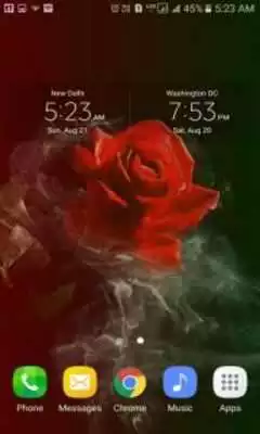 Play Smoky Rose Live Wallpaper