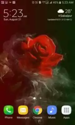 Play Smoky Rose Live Wallpaper