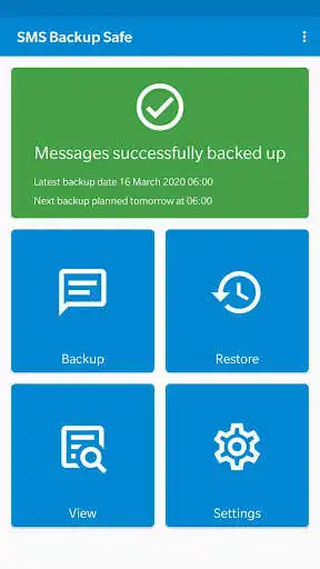 Play SMS Backup Safe  and enjoy SMS Backup Safe with UptoPlay