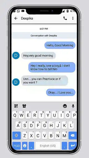 Play Sms Blue Keyboard Theme as an online game Sms Blue Keyboard Theme with UptoPlay