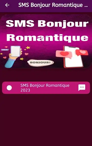 Play SMS Bonjour Romantique 2023 as an online game SMS Bonjour Romantique 2023 with UptoPlay