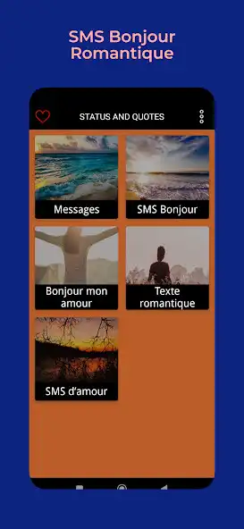 Play SMS Bonjour Romantique  and enjoy SMS Bonjour Romantique with UptoPlay