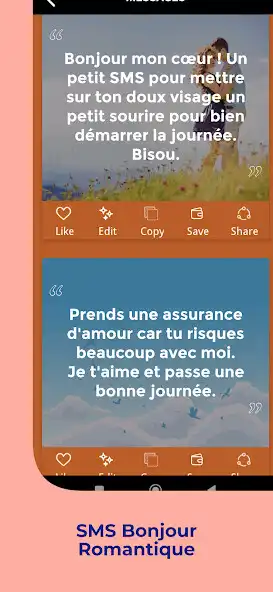 Play SMS Bonjour Romantique as an online game SMS Bonjour Romantique with UptoPlay