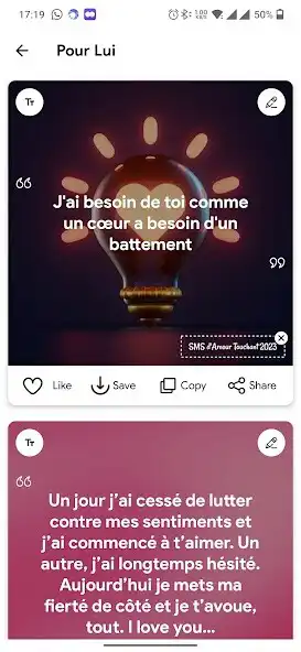 Play SMS dAmour Touchant 2023  and enjoy SMS dAmour Touchant 2023 with UptoPlay