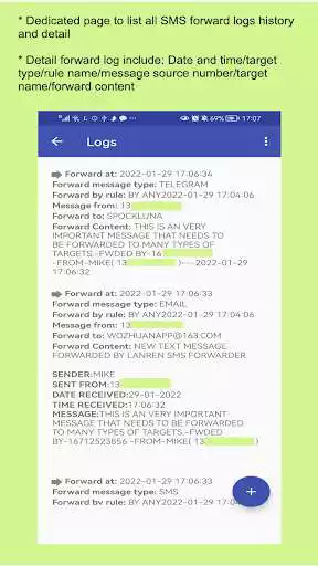 Play SMS Forwarder