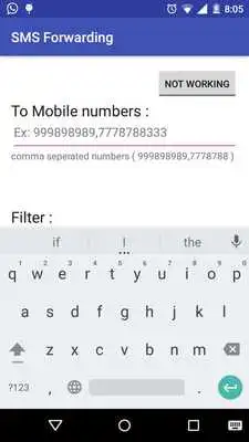 Play SMS Forwarding