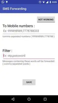 Play SMS Forwarding