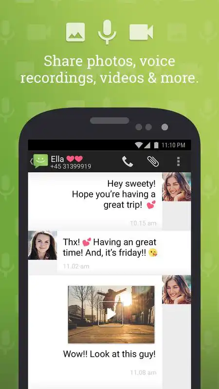 Play SMS from Android 4.4 with Caller ID