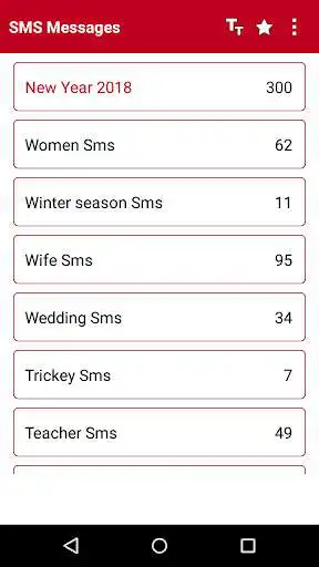 Play APK SMS / Greeting / Messages Collection  and enjoy SMS / Greeting / Messages Collection with UptoPlay com.ImaginaryTech.SMSCollection