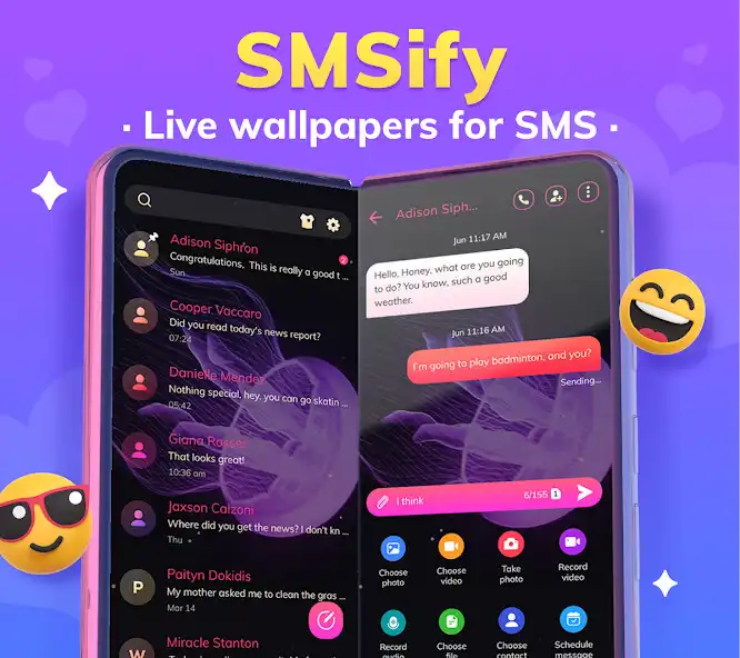 Play SMSify- SMS Messenger for Text  and enjoy SMSify- SMS Messenger for Text with UptoPlay
