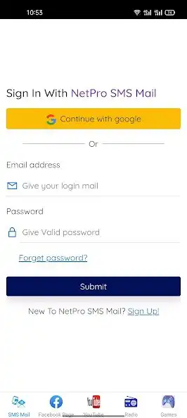 Play SMS Mail  and enjoy SMS Mail with UptoPlay