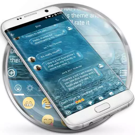 Free play online SMS Messages Bubble Rain  APK