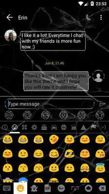 Play SMS Messages Marble Black Theme Play SMS Messages Marble Black Theme
