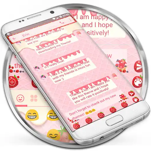 Free play online SMS Messages Strawberry IceCream Theme APK Free play online SMS Messages Strawberry IceCream Theme APK