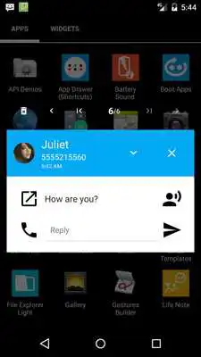 Play SMS Popup (Compact Theme)