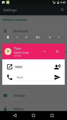 Play SMS Popup (Compact Theme)
