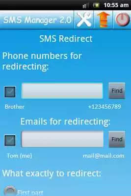 Play SMS Redirect via/to SMS/Email