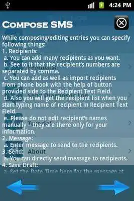 Play SMS Routine