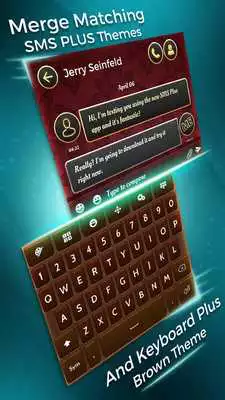 Play SMS Simple Dark Red Theme Play SMS Simple Dark Red Theme