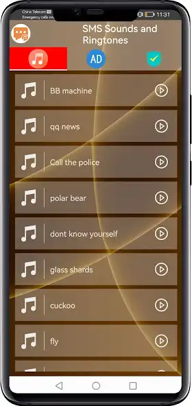 Play SMS Sounds and Ringtones  and enjoy SMS Sounds and Ringtones with UptoPlay