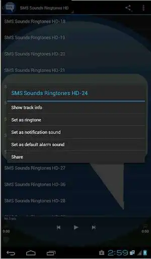 Play SMS Sounds Sms Ringtones HD