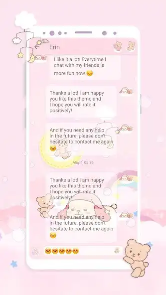 Play SMS Theme Rabbits Sweet Dream as an online game SMS Theme Rabbits Sweet Dream with UptoPlay