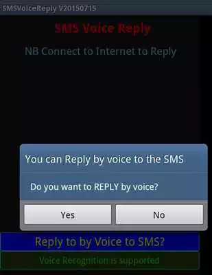 Play SMS Voice Reply