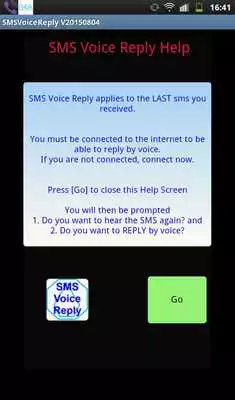 Play SMS Voice Reply