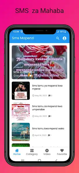 Play SMS za Mapenzi za kiswahili as an online game SMS za Mapenzi za kiswahili with UptoPlay