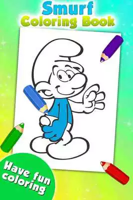 Play Smurfy Coloring Game