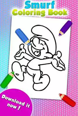 Play Smurfy Coloring Game