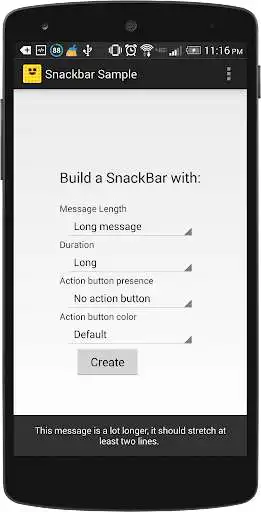 Play Snackbar Demo as an online game online Snackbar Demo with UptoPlay com.mrengineer13.snackbar.sample Play Snackbar Demo as an online game Snackbar Demo with UptoPlay