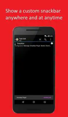 Play Snackbar Tasker Plugin Play Snackbar Tasker Plugin