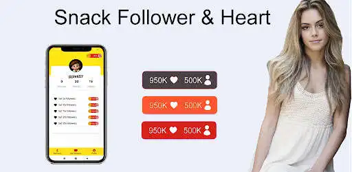 Play Snack Coins - Get Snack Likes and Followers  and enjoy Snack Coins - Get Snack Likes and Followers with UptoPlay