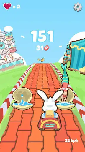 Play Snackeroo Carnival - Cute Endless Runner Rabbit as an online game Snackeroo Carnival - Cute Endless Runner Rabbit with UptoPlay
