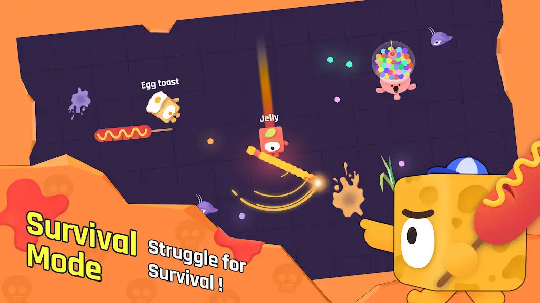 Play Snack.io - Free online io games with Snack Warrior as an online game Snack.io - Free online io games with Snack Warrior with UptoPlay