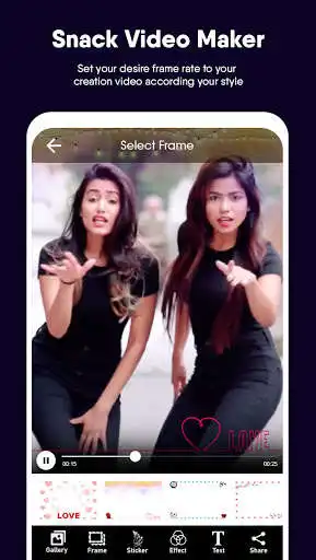 Play Snack Video Maker as an online game Snack Video Maker with UptoPlay