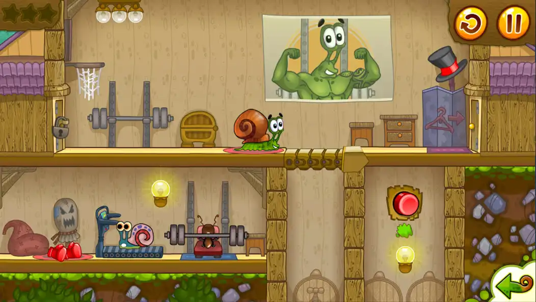 Play Snail Bob 2 as an online game Snail Bob 2 with UptoPlay