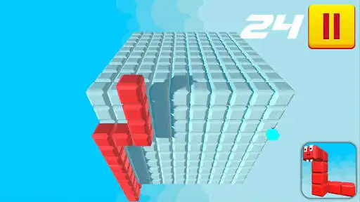 Play Snake 3D Classic Retro Remake as an online game Snake 3D Classic Retro Remake with UptoPlay