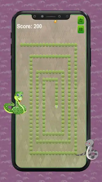 Play Snake and Fruits as an online game Snake and Fruits with UptoPlay