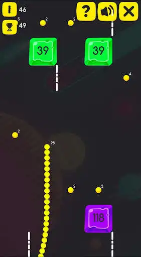 Play Snake Block 2 as an online game Snake Block 2 with UptoPlay