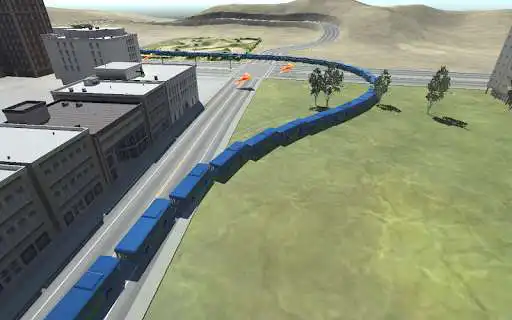 Play Snake Bus: Giant Pizza as an online game Snake Bus: Giant Pizza with UptoPlay