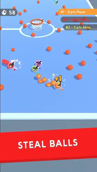 Play Snake Dunk as an online game Snake Dunk with UptoPlay