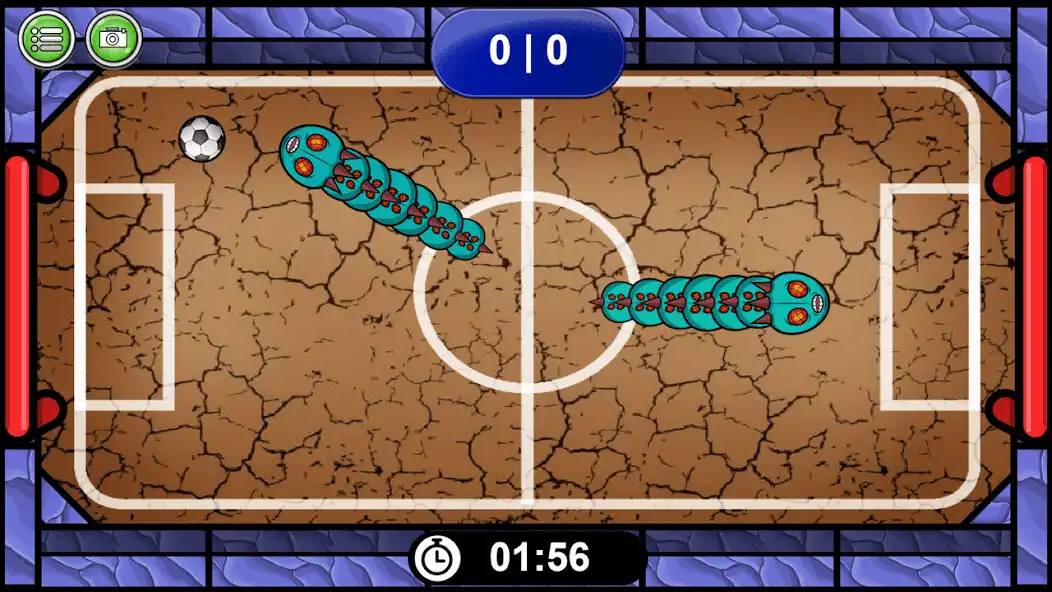 Play Snake Football as an online game Snake Football with UptoPlay